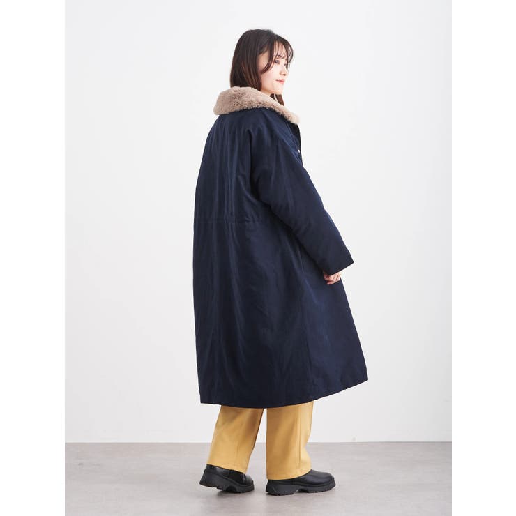 ELENCARE DUE ナカワタモッズコート[品番：GRPW0032468]｜Green