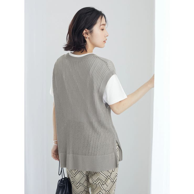 汗染み防止 クルーネックTシャツ[品番：GRPW0034598]｜Green Parks  （グリーンパークス）のレディースファッション通販｜SHOPLIST（ショップリスト）