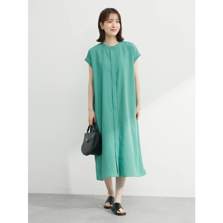 比翼フレンチスリーブワンピース[品番：GRPW0034557]｜Green Parks