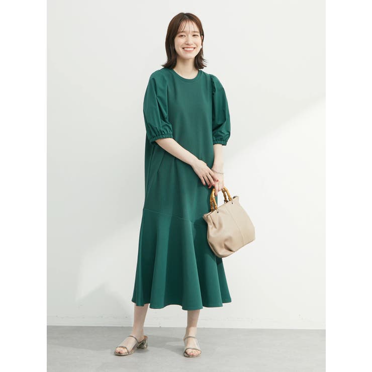 ファッション好きが選ぶ人気ブランドランキング ELENCARE DUE マーメイドワンピース[品番：GRPW0034916]｜Green Lサイズ