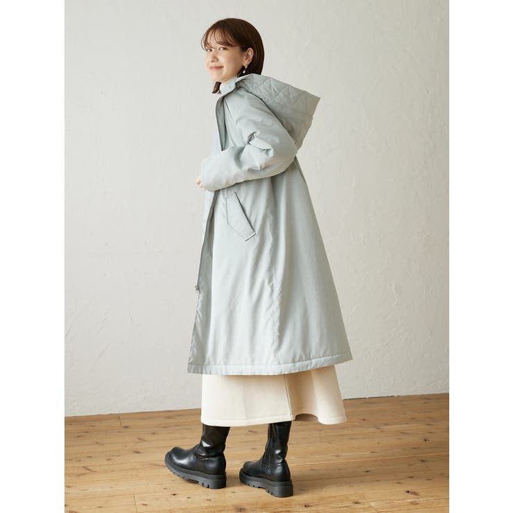 2025公式店舗 美品 Burton フード付きロングジャケット オリーブグリーン スノーボード