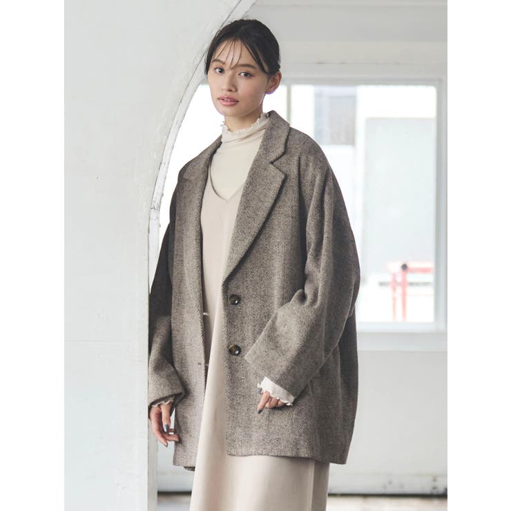 AOKI - 希少 X6L LES MUES レミュー ライナー付 コート グレー