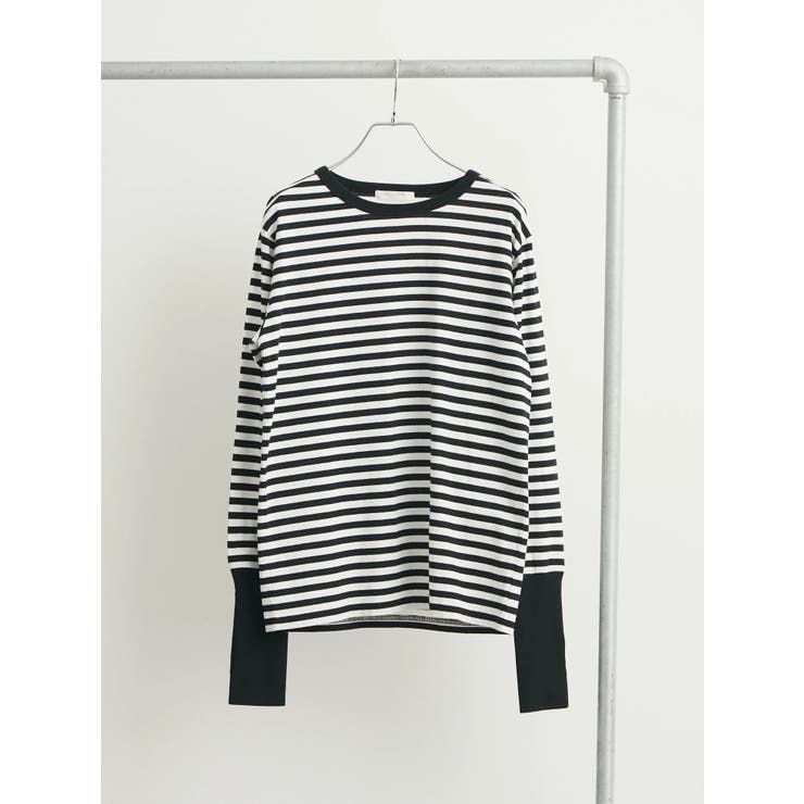 指穴ボーダーカットプルオーバー | Green Parks  | 詳細画像15 