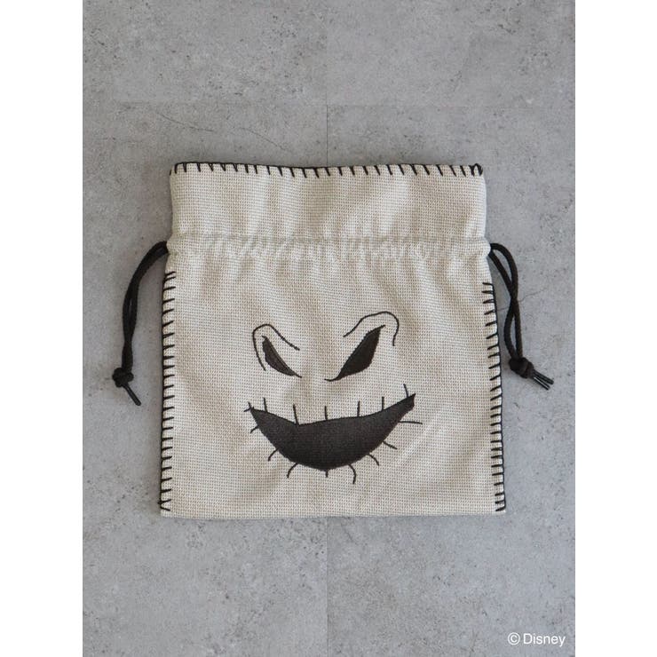 ナイトメア-・ビフォア・クリスマス/刺繍巾着[品番：GRPW0037257 