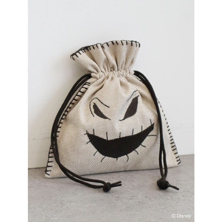 ナイトメア-・ビフォア・クリスマス/刺繍巾着[品番：GRPW0037257