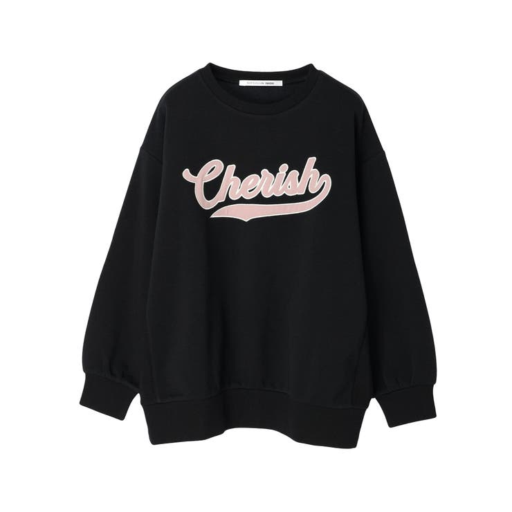 RAY CASSIN サテンロゴ刺繍スウェット[品番：GRPW0037035]｜Green