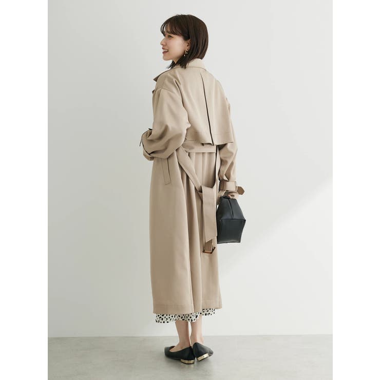 Petit Fleurボリュームスリーブトレンチコート[品番：GRPW0038505