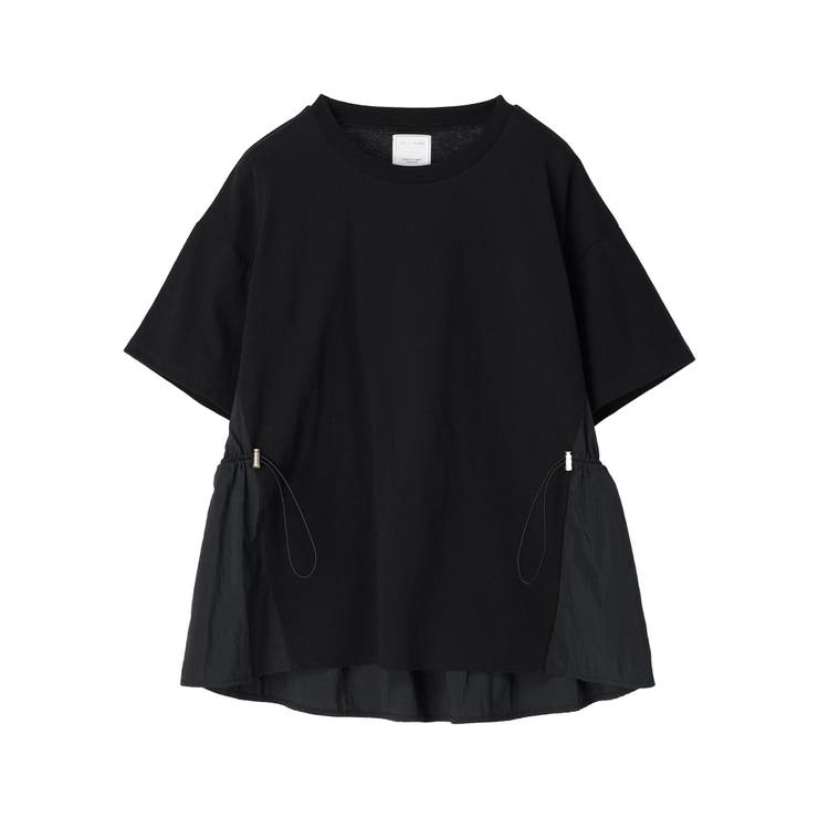 ドッキングプルオーバー ドロストデザイン セール】脇ドロストドッキングプルオーバー（Tシャツ/カットソー