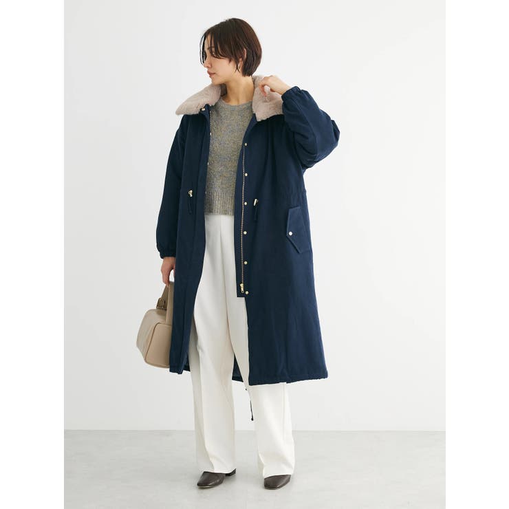 ELENCARE DUE 中綿モッズロングコート[品番：GRPW0042361]｜Green 