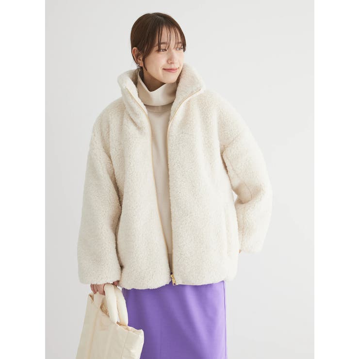 ELENCARE DUE テディベアボアコート[品番：GRPW0042362]｜Green Parks