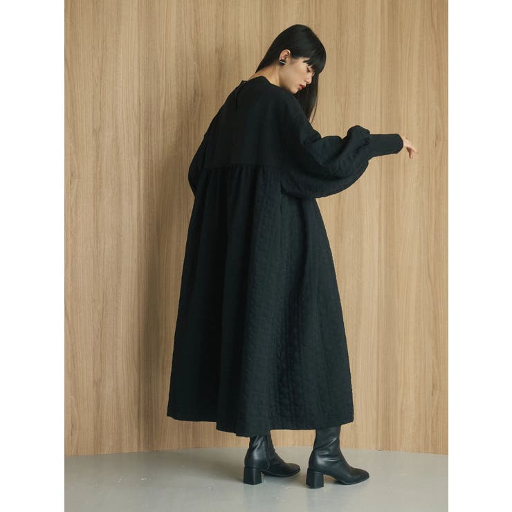 a. 異素材切替ワンピース[品番：GRPW0041111]｜Green Parks （グリーン