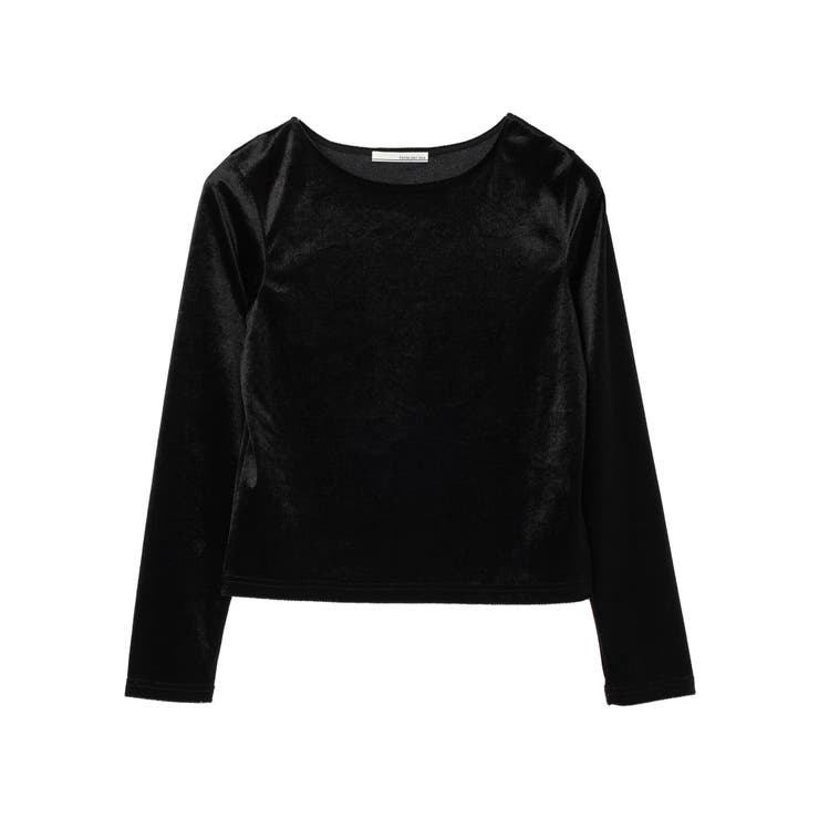 ELENCARE DUE ベロアクルーロングTEE[品番：GRPW0041800]｜Green Parks