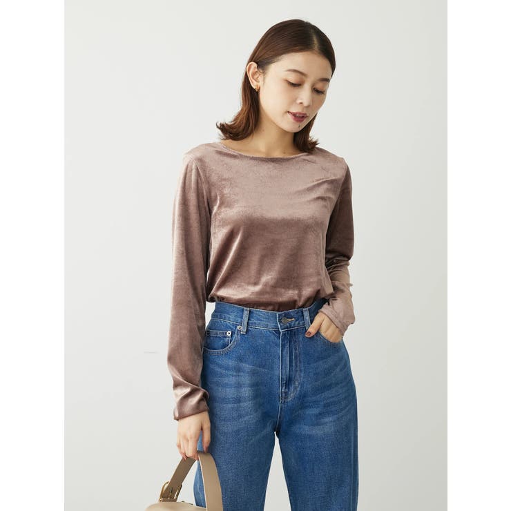 MOUSSY VELVET DENIM バギー PNK 0 VELVET DENIM バギー pink 0