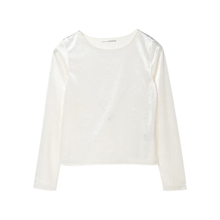 ELENCARE DUE ベロアクルーロングTEE[品番：GRPW0041800]｜Green Parks