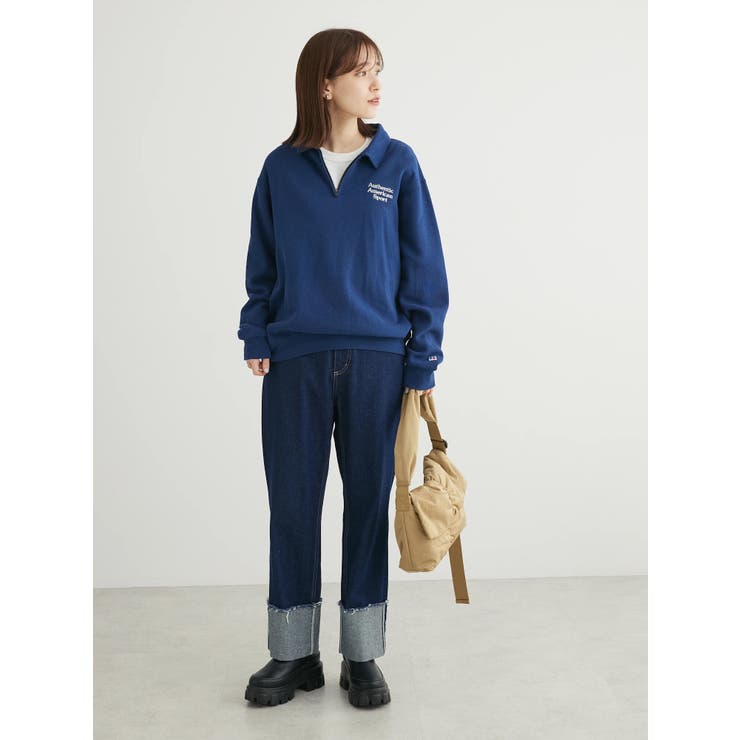 ファッション好きが選ぶ人気ブランドランキング □別注RUSSELL ATHLETIC ジップスウェット[品番：GRPW0041888 Mサイズ
