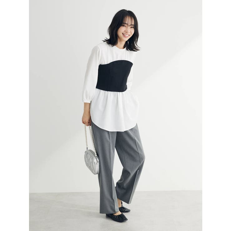 リブビスチェドッキングプルオーバー | Green Parks  | 詳細画像3