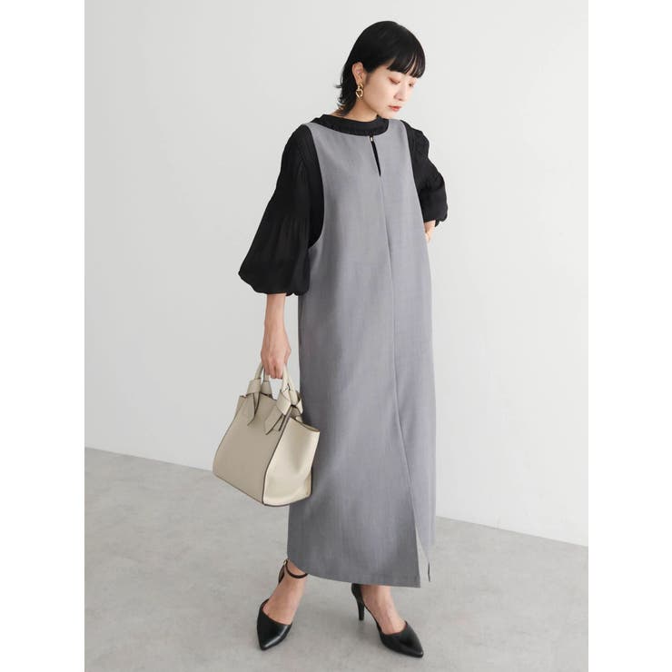 前後2wayハイスペックジャンパースカート[品番：GRPW0043583]｜Green