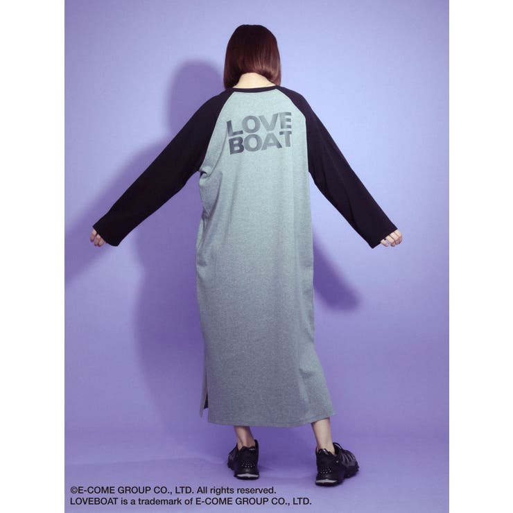 □別注 LOVE BOAT ラグランワンピース[品番:GRPW0043414 □別注 LOVE BOAT ラグランワンピース[品番:GRPW0043414