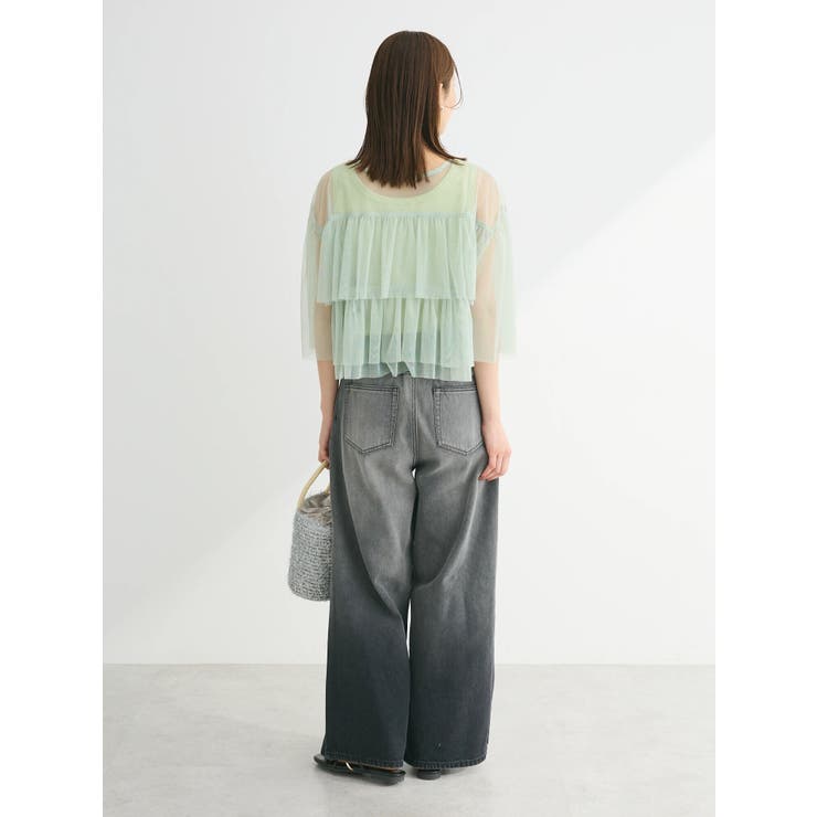 ・SUGAR SPOON チュールティアードブラウス | Green Parks  | 詳細画像4 