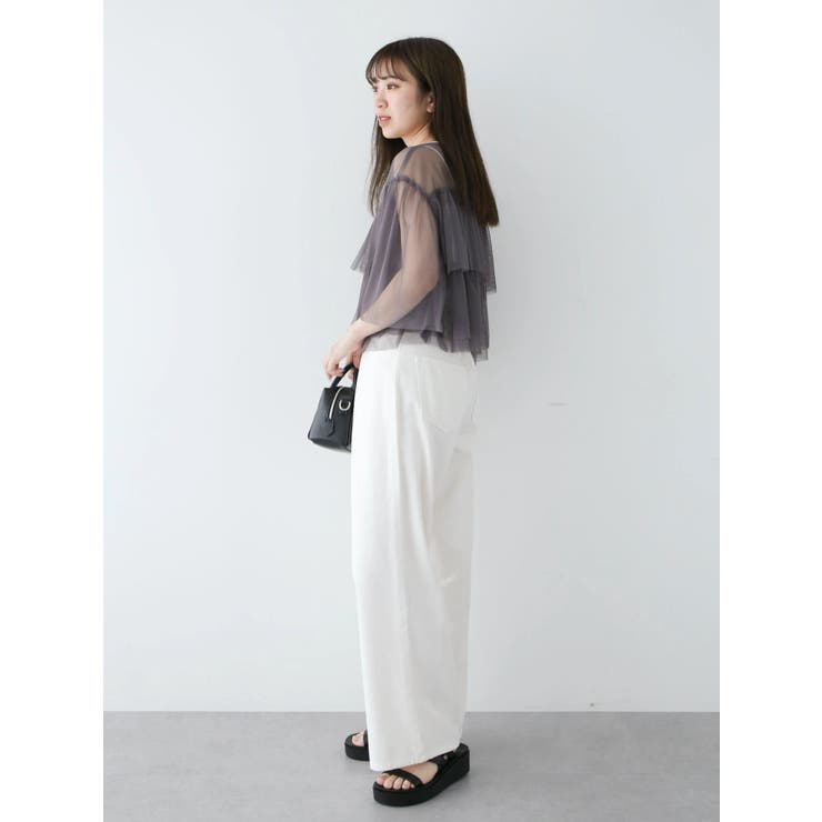 ・SUGAR SPOON チュールティアードブラウス | Green Parks  | 詳細画像21 