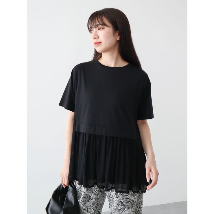 【正規逆輸入品】 メッシュドッキングチュニック[品番：GRPW0044985]｜Green Parks XLサイズ以上