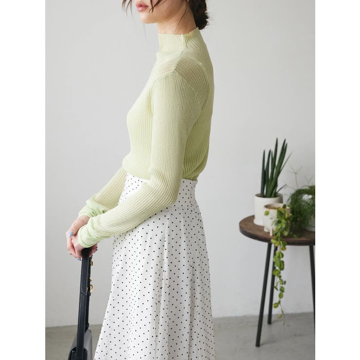 ドットフレアーロングスカート | Green Parks  | 詳細画像9