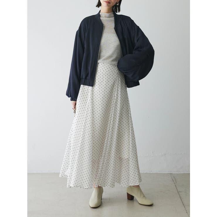 ドットフレアーロングスカート | Green Parks  | 詳細画像10