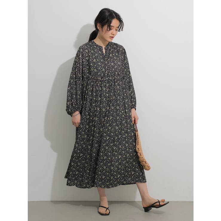 ロングスリーブギャザーワンピース 品番 Ehew American Holic アメリカンホリック のレディースファッション通販 Shoplist ショップリスト