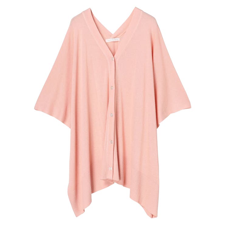 ❤️じゃりやんです❤️未使用♡MORABITOポンチョ風カーディガン ポンチョ風ニットカーディガン[品番：EHEW0029002]｜AMERICAN HOLIC