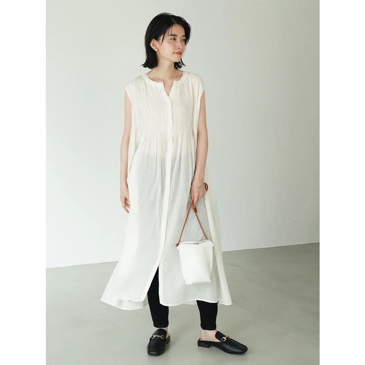ピンタックノースリーブワンピース 品番 Ehew American Holic アメリカンホリック のレディースファッション通販 Shoplist ショップリスト