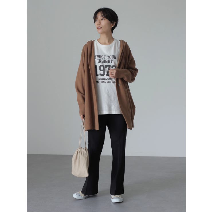 限定お値下げ　OHGA コーディガン フード付きニットコーディガン[品番：EHEW0030726]｜AMERICAN HOLIC