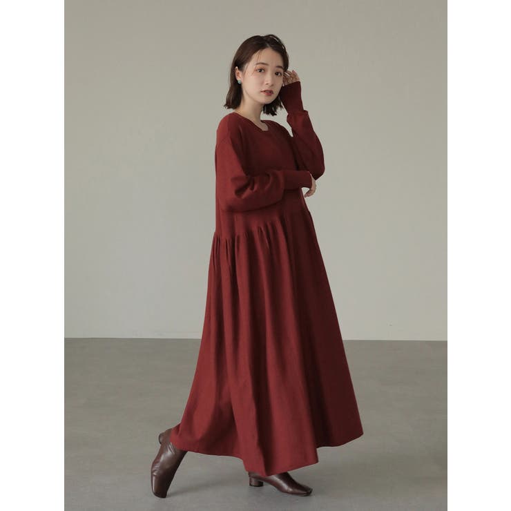 ドルマンギャザーニットワンピース 品番 Ehew American Holic アメリカンホリック のレディースファッション通販 Shoplist ショップリスト