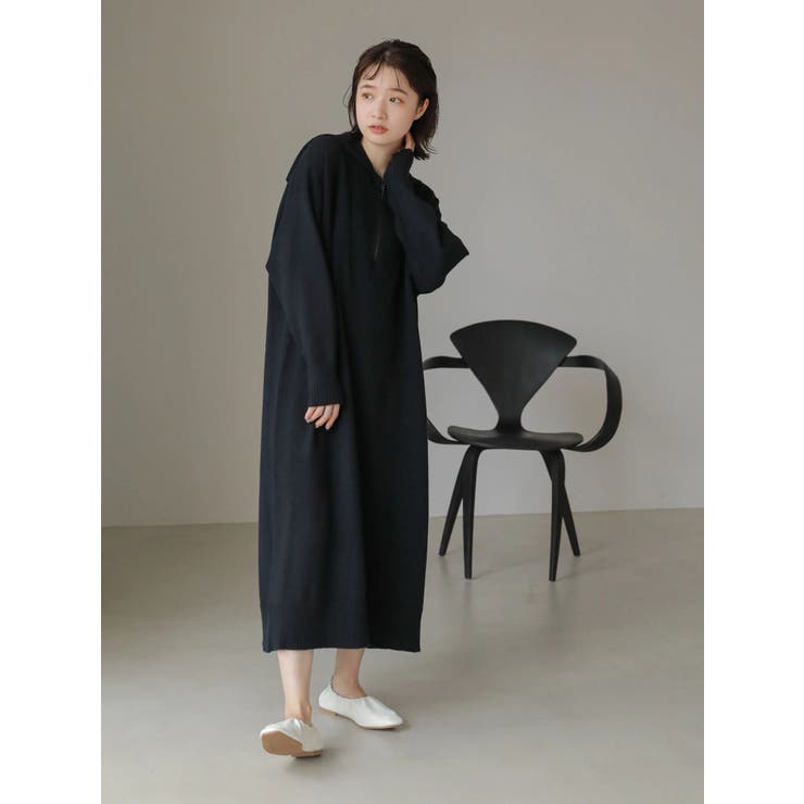 ハーフzipニットワンピース 品番 Ehew American Holic アメリカンホリック のレディースファッション通販 Shoplist ショップリスト