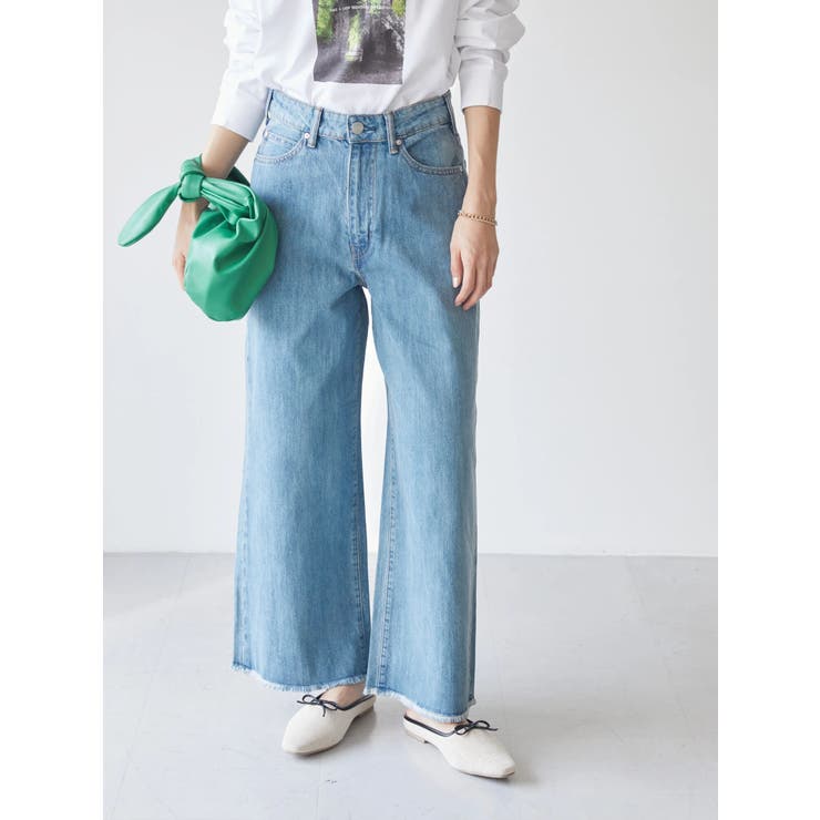 WEB限定】バギーワイドパンツ+3cm[品番：EHEW0033192]｜AMERICAN HOLIC