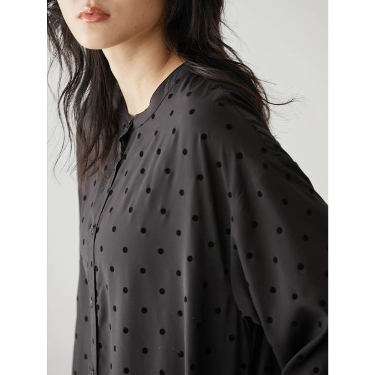 ドットフロッキーワンピース 品番 Ehew American Holic アメリカンホリック のレディースファッション通販 Shoplist ショップリスト