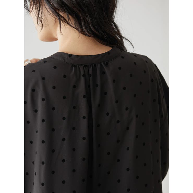 ドットフロッキーワンピース 品番 Ehew American Holic アメリカンホリック のレディースファッション通販 Shoplist ショップリスト