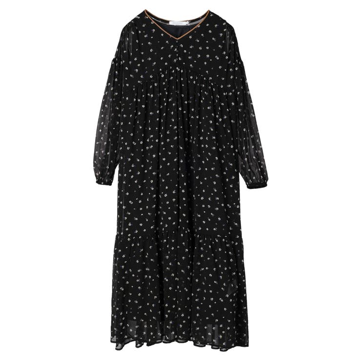 ティアード小花柄ワンピース[品番：EHEW0033060]｜AMERICAN HOLIC