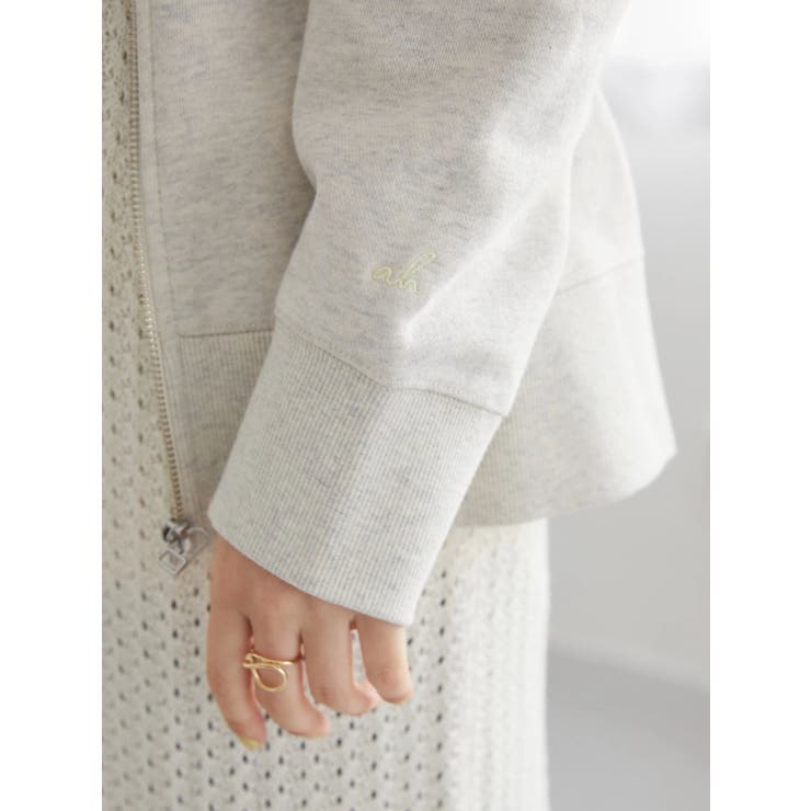 AMERICAN HOLIC フード付きZIPコート L アイボリー AMERICAN HOLIC フード付きZIPコート L アイボリー フード付きZIP