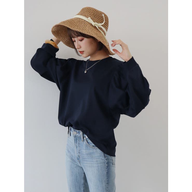 袖ギャザーカットプルオーバー[品番：EHEW0033585]｜AMERICAN HOLIC
