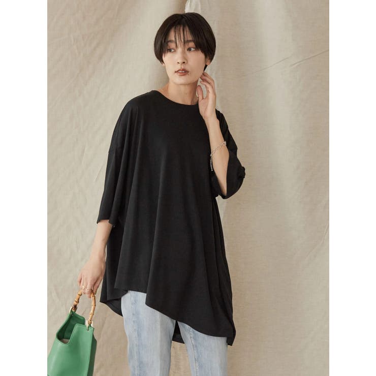 斜めフレアラインカットチュニック[品番：EHEW0034074]｜AMERICAN  HOLIC（アメリカンホリック）のレディースファッション通販｜SHOPLIST（ショップリスト）