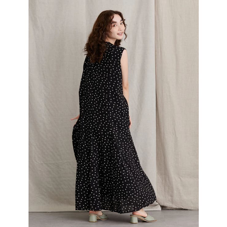 Amerge アメルジュ chokerxlaceup maxi onepiece - メルカリ