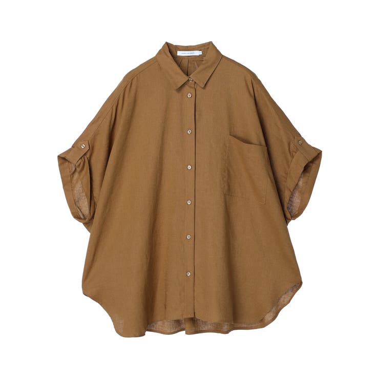 Plantation リネンキャンブリック チュニック 白 ゆったり 日本製 Plantation リネンキャンブリック チュニック 白 ゆったり 日本製