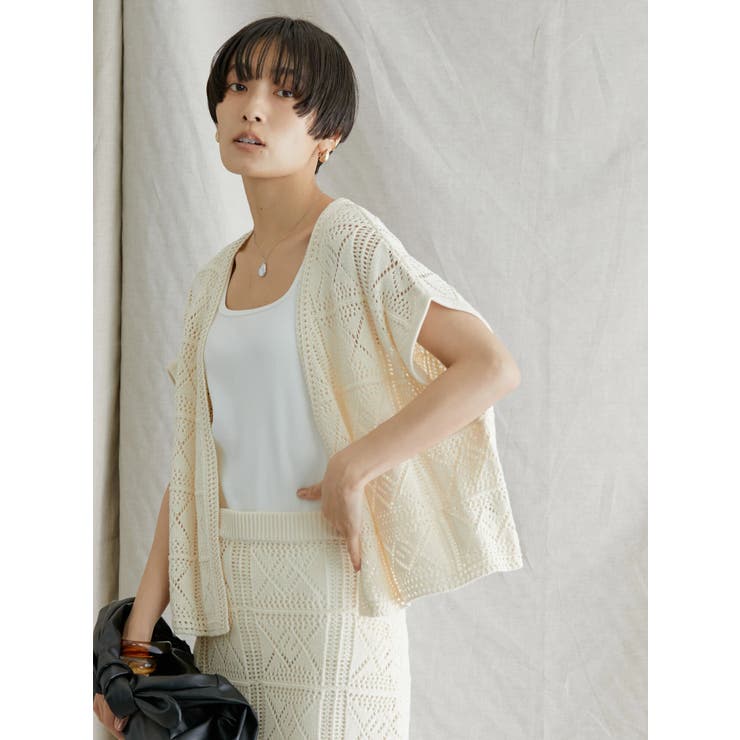クロシェベスト[品番：EHEW0035037]｜AMERICAN HOLIC（アメリカン