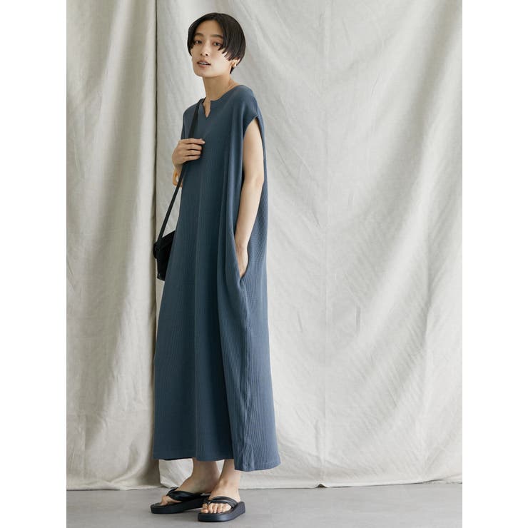 スキッパーワッフルワンピース 品番 Ehew American Holic アメリカンホリック のレディースファッション通販 Shoplist ショップリスト