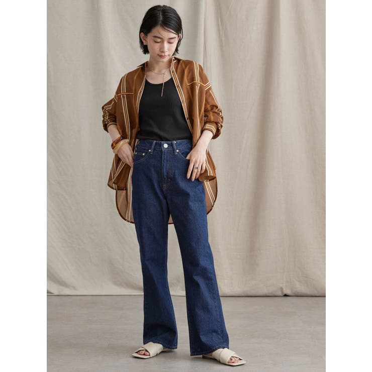 シアーストライプシャツ[品番：EHEW0035399]｜AMERICAN HOLIC