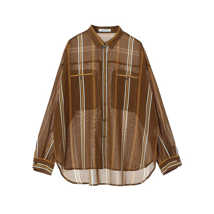 シアーストライプシャツ[品番：EHEW0035399]｜AMERICAN HOLIC