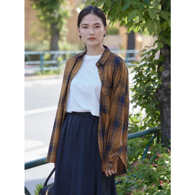 とろみバックタックBIGチェックシャツ[品番：EHEW0036029]｜AMERICAN  HOLIC（アメリカンホリック）のレディースファッション通販｜SHOPLIST（ショップリスト）