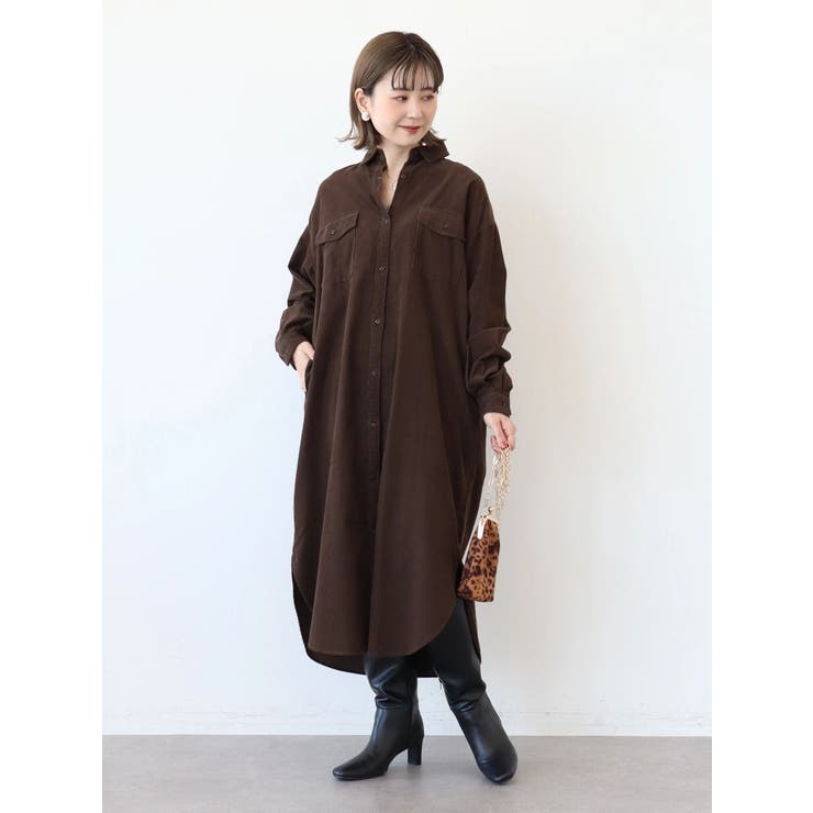 コールテンシャツワンピース 品番 Ehew American Holic アメリカンホリック のレディースファッション通販 毎日送料無料 Shoplist ショップリスト