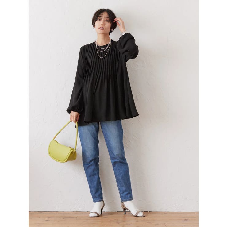 ピンタックシアーチュニック[品番：EHEW0036034]｜AMERICAN HOLIC