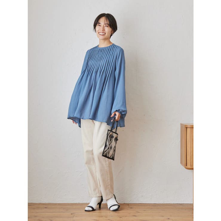 ピンタックシアーチュニック[品番：EHEW0036034]｜AMERICAN HOLIC